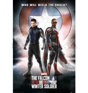 Plakát - The Falcon and the Winter Soldier (Wield The Shield)
