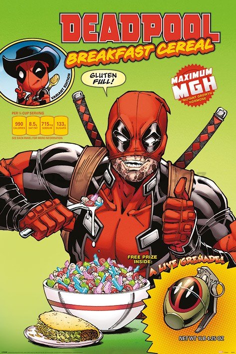 Plakát - Deadpool (Cereal)