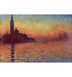 Plakát - Claude Monet, San Giorgio Maggiore at Dusk
