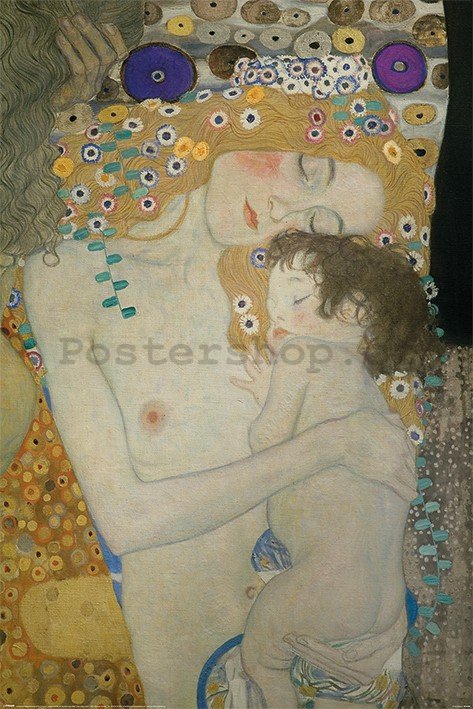 Plakát - Gustav Klimt, Matka a dítě