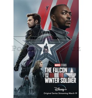 Plakát - The Falcon and the Winter Soldier (Stars and Stripes)