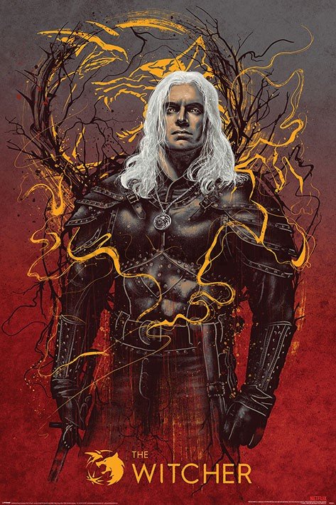 Plakát - Zaklínač, The Witcher (Geralt the Wolf)
