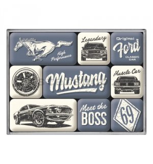 Sada magnetů - Ford Mustang (The Boss)
