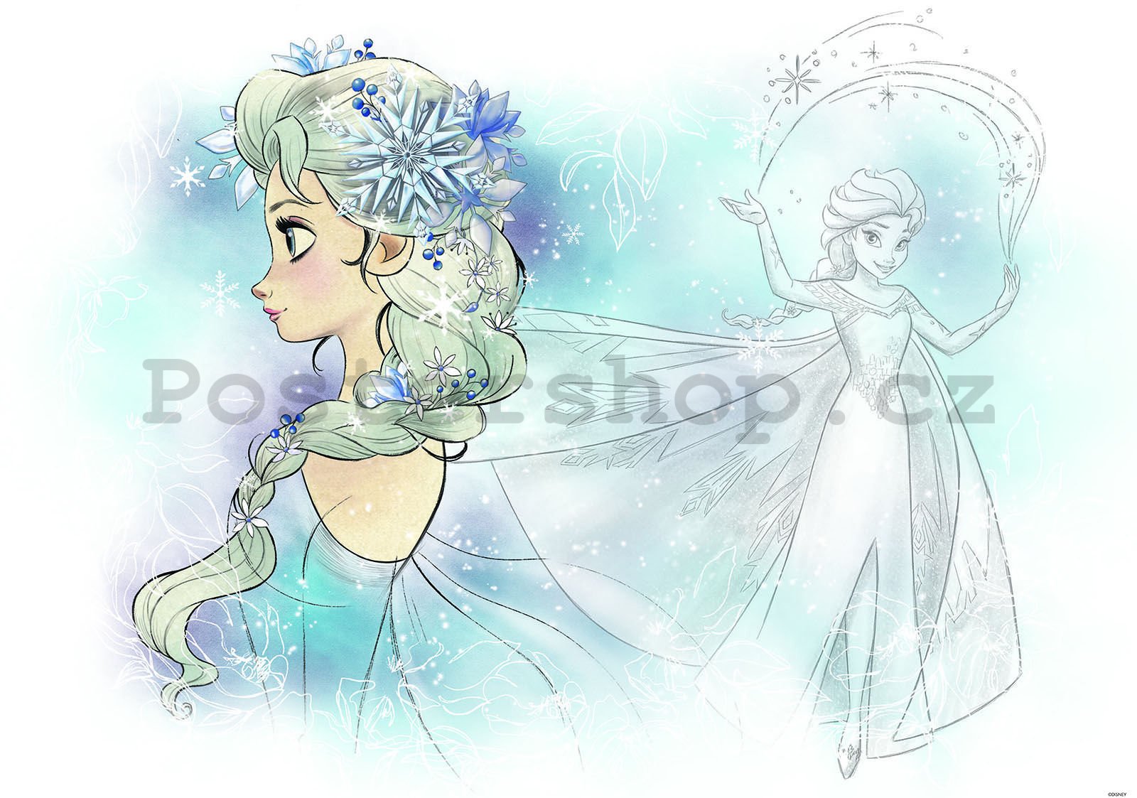 Fototapeta vliesová: Frozen Elsa (2) - 368x254 cm