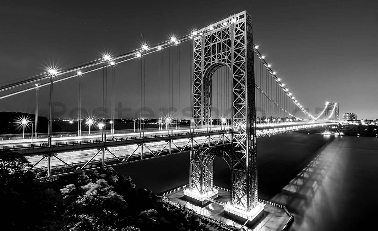 Fototapeta vliesová: Most George Washingtona - 368x254 cm