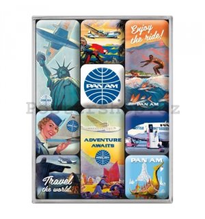 Sada magnetů - Pan Am (Travel The World Posters)