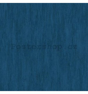 Vinylová omyvatelná tapeta tmavě modrá strukturovaná