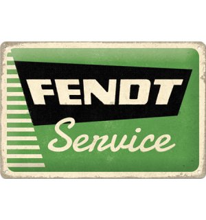 Plechová cedule: Fendt Service - 30x20 cm