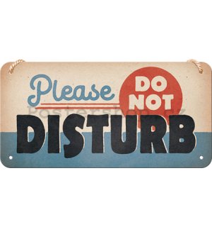 Závěsná cedule: Do Not Disturb - 20x10 cm