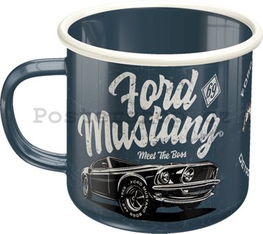 Plechový hrnek - Ford Mustang (The Boss)