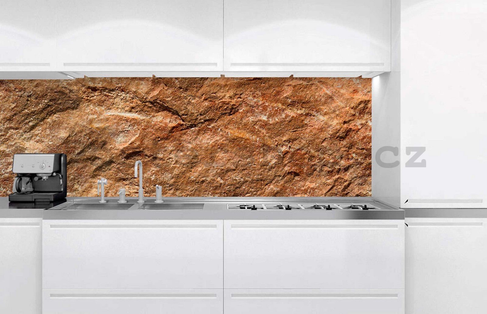 Samolepící omyvatelná tapeta za kuchyňskou linku - Mramor, 180x60 cm