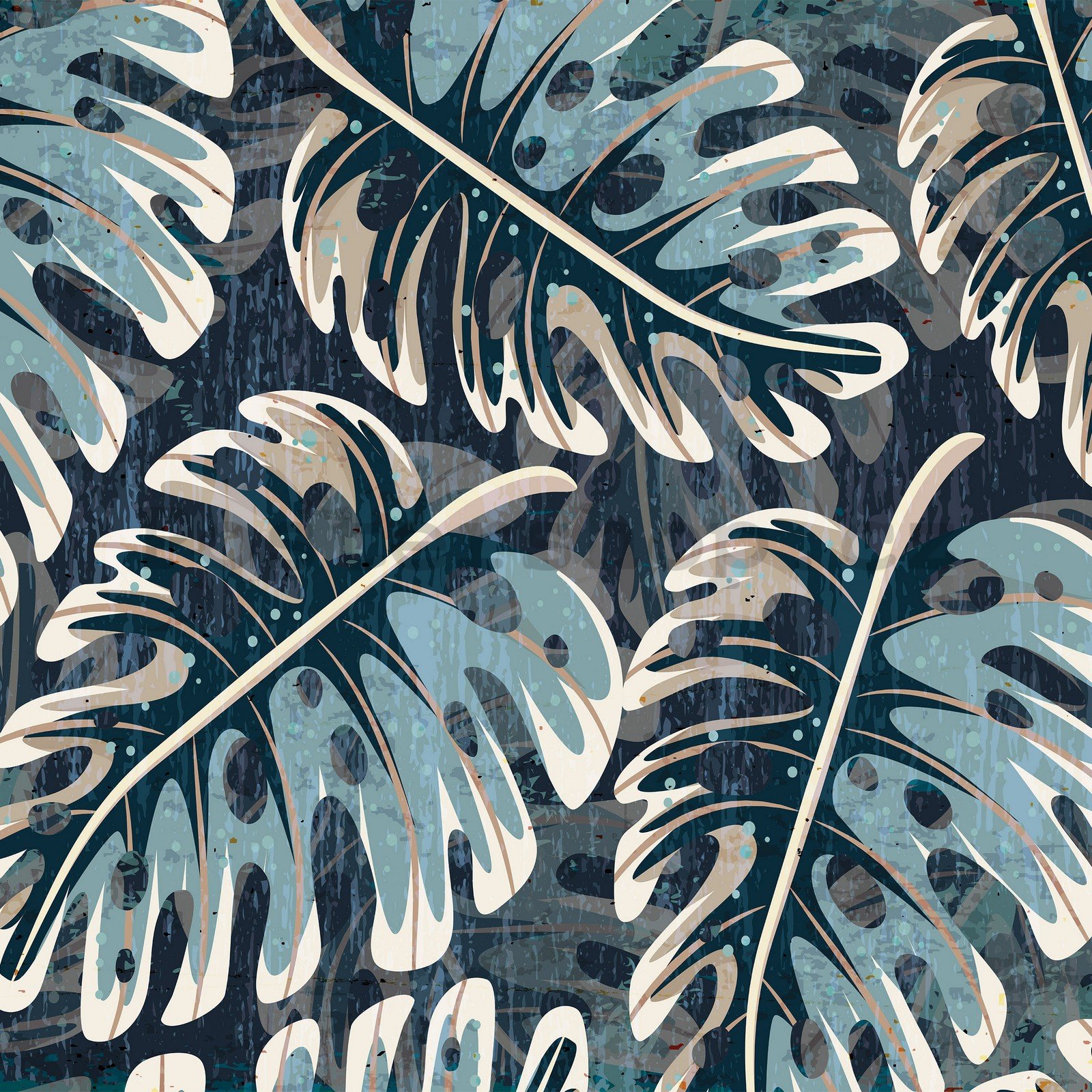 Fototapeta vliesová: Malované listí - 254x184 cm
