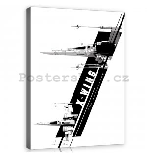 Obraz na plátně: Star Wars X-Wing - 75x100 cm