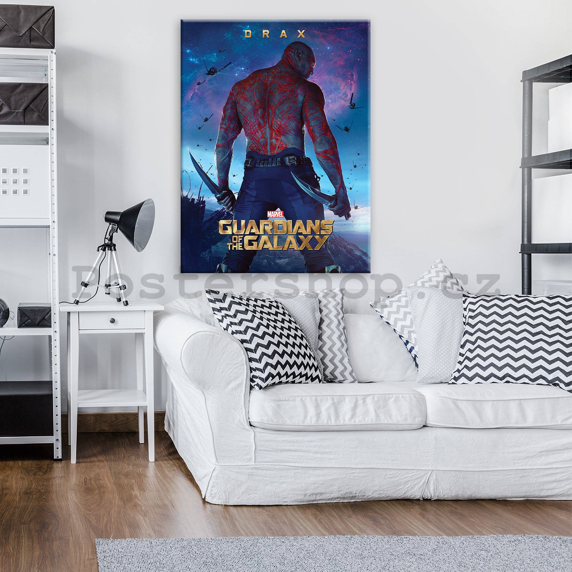 Obraz na plátně: Guardians of The Galaxy Drax - 40x60 cm