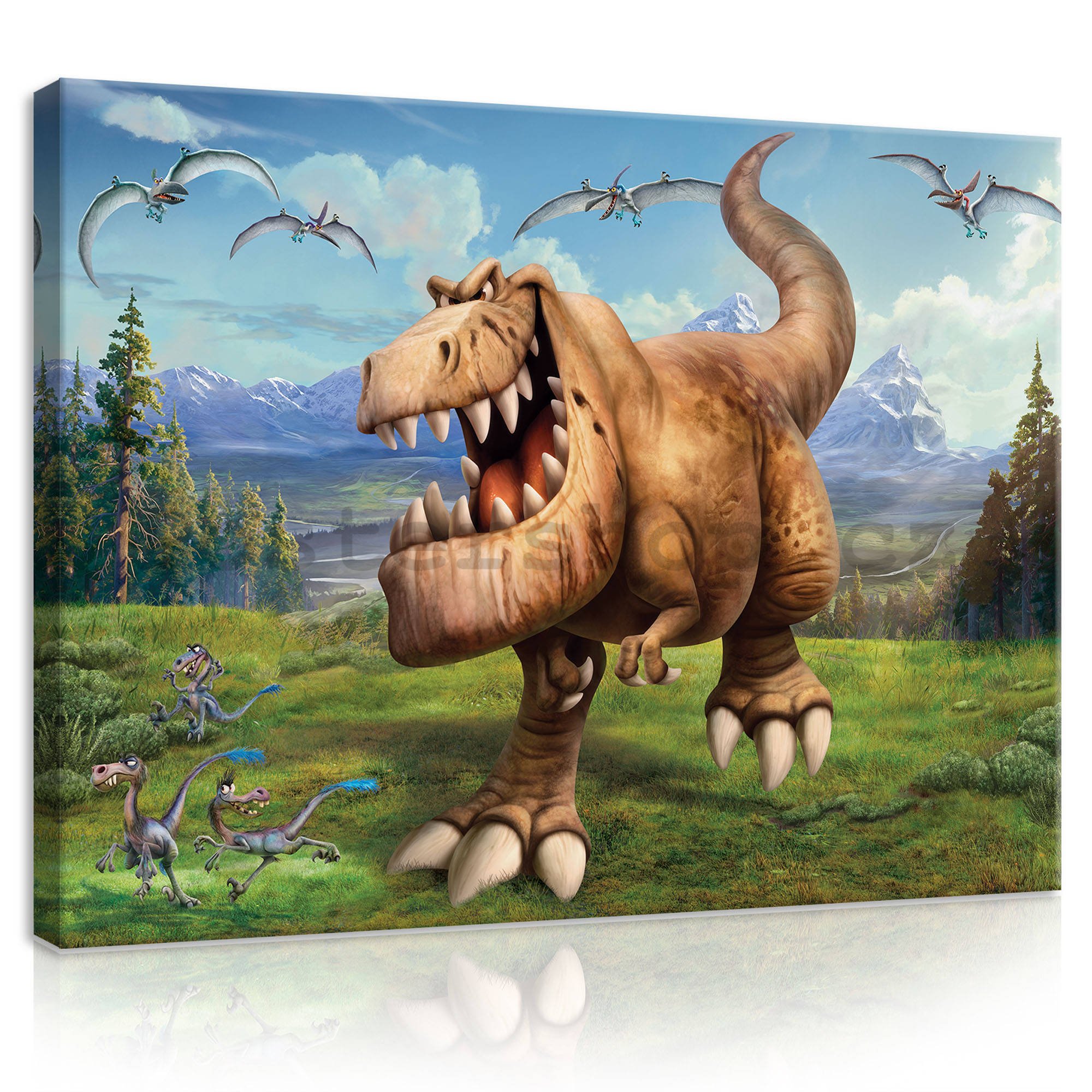 Obraz na plátně: Hodný dinosaur Butch (5) - 60x40 cm