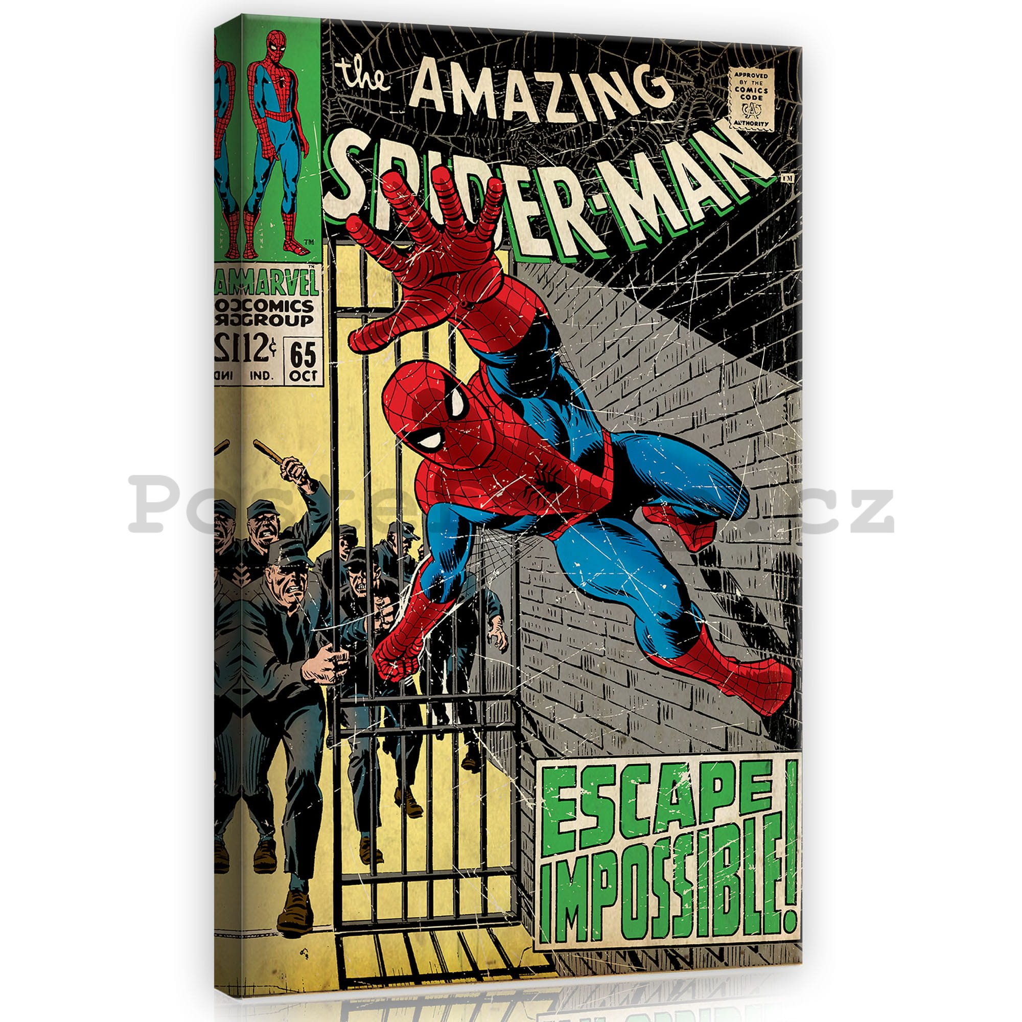 Obraz na plátně: The Amazing Spider-man (Escape Impossible) - 40x60 cm