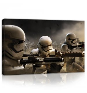 Obraz na plátně: Star Wars First Order''s Stormtroopers - 60x40 cm