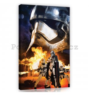 Obraz na plátně: Star Wars Captain Phasma - 40x60 cm