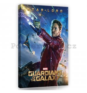 Obraz na plátně: Guardians of The Galaxy Star-Lord - 40x60 cm