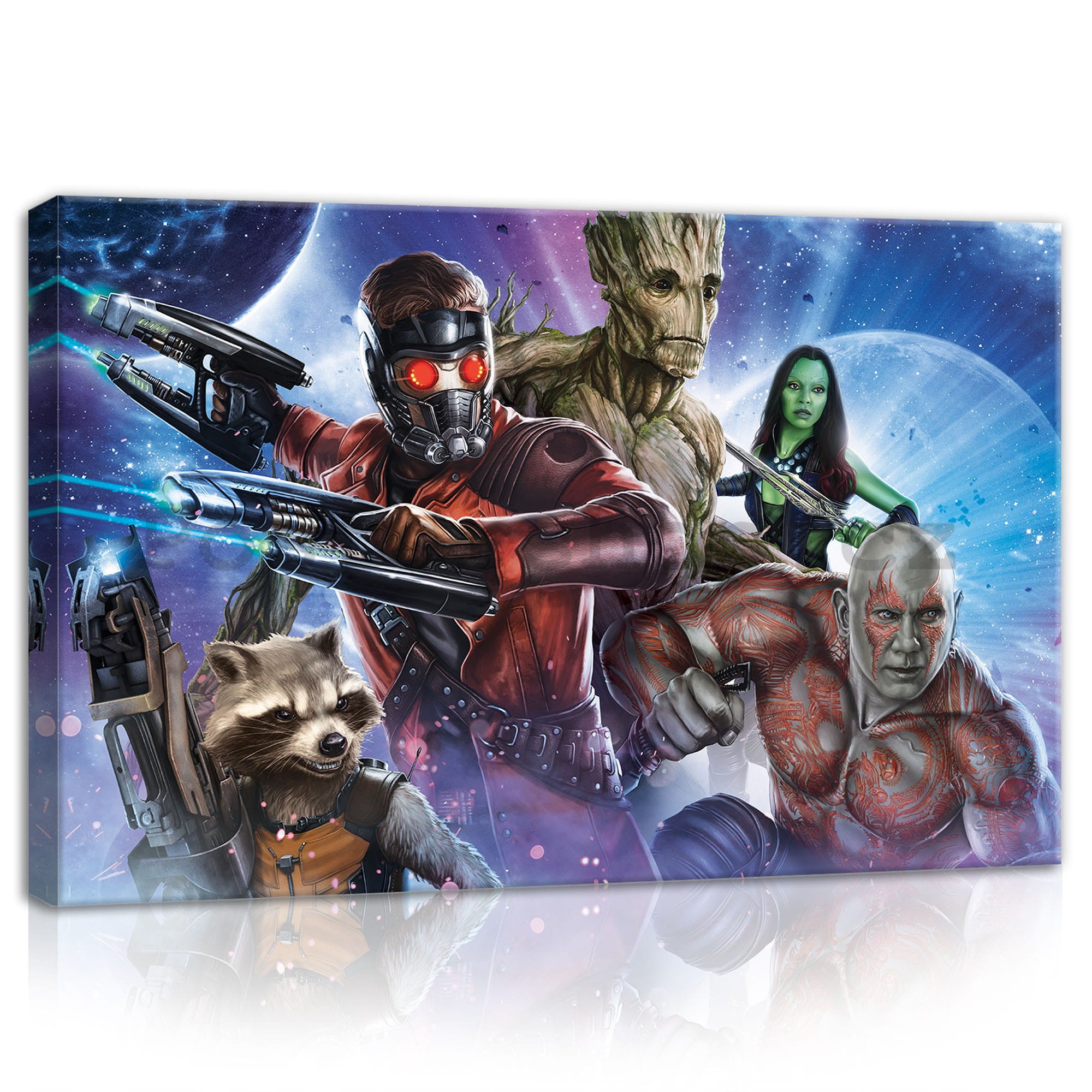 Obraz na plátně: Guardians of The Galaxy Team (1) - 60x40 cm