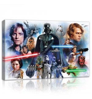 Obraz na plátně: Star Wars Skywalkers - 60x40 cm