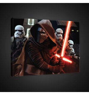 Obraz na plátně: Star Wars Dark Lord Kylo Ren - 50x70 cm