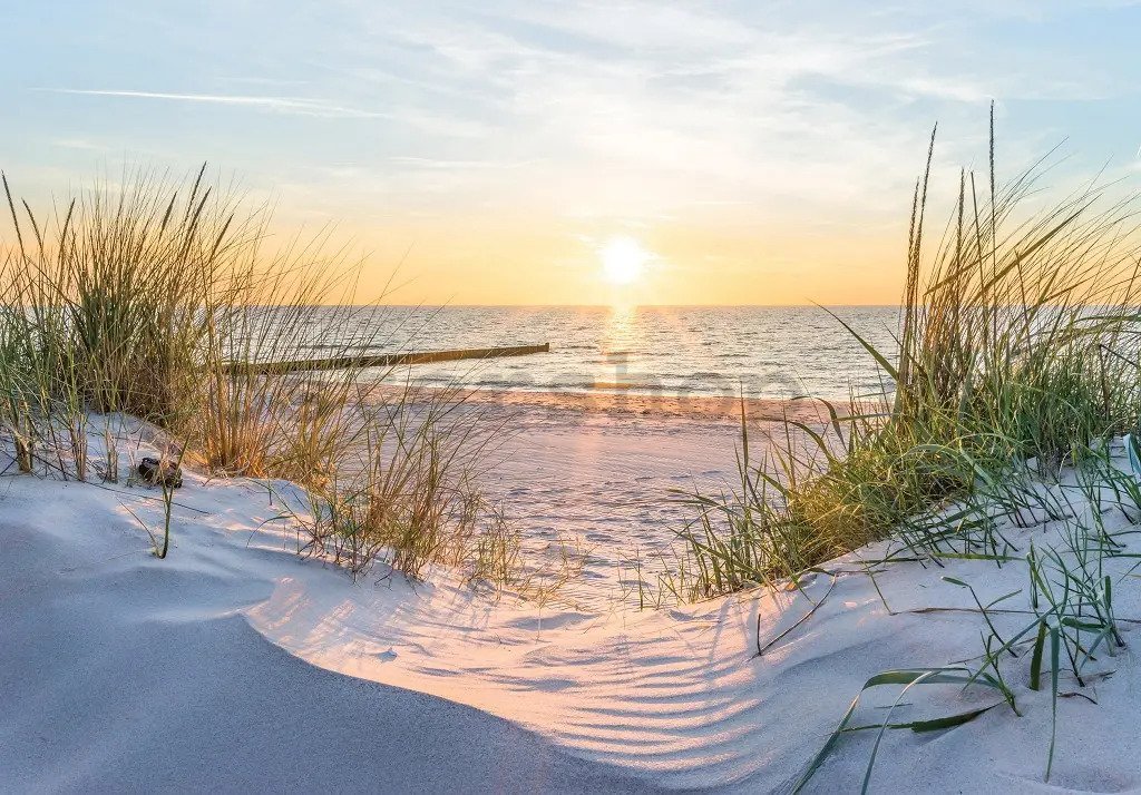 Fototapeta vliesová: Baltská pláž - 368x280 cm