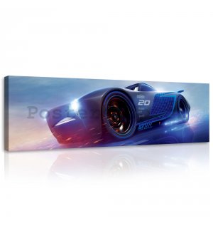 Obraz na plátně: Auta, Cars (Lightning McQueen) - 145x45 cm