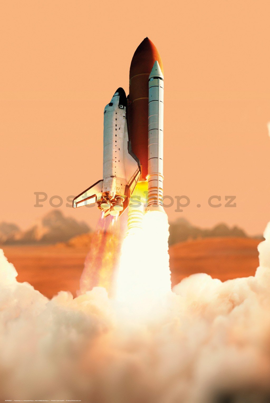 Plakát: Startující raketoplán (2)