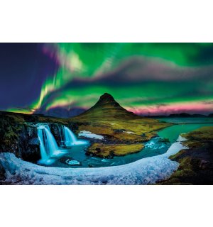 Plakát: Aurora na Islandu