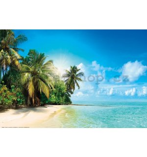 Plakát: Prosluněná tropická pláž