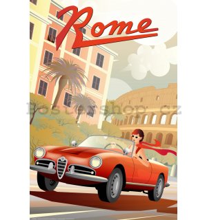 Plakát: Rome (Art Deco)