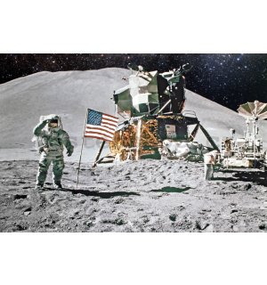 Plakát: Přistání na měsíci (Apollo 11)