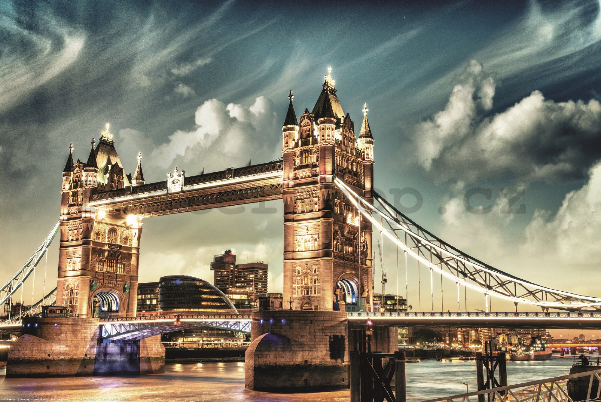 Plakát: Tower Bridge, Londýn