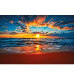 Plakát: Západ slunce na pláži