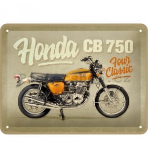 Plechová cedule: Honda MC CB750 Four Classic - 20x15 cm