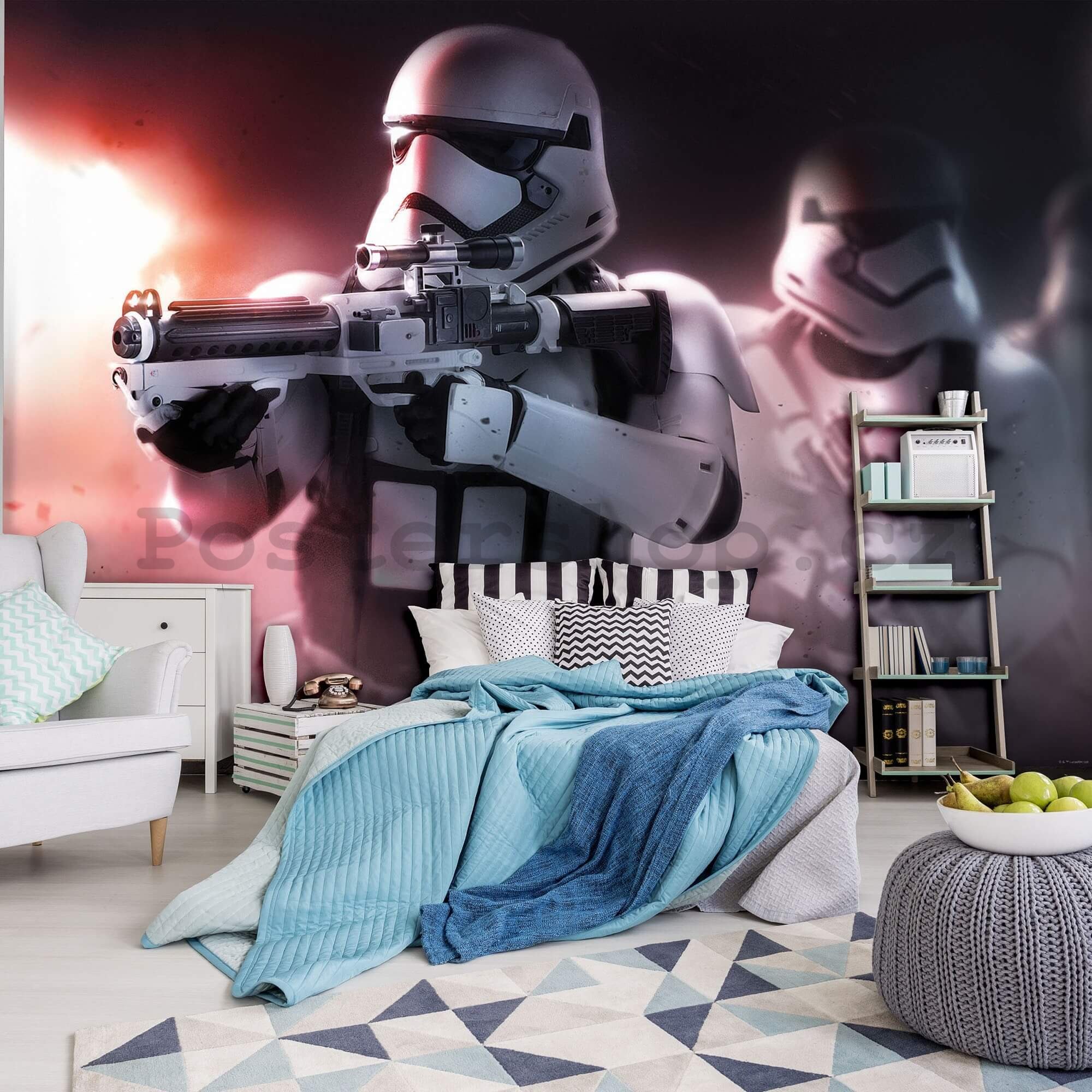 Fototapeta: Star Wars New Order Stormtrooper - 254x184 cm