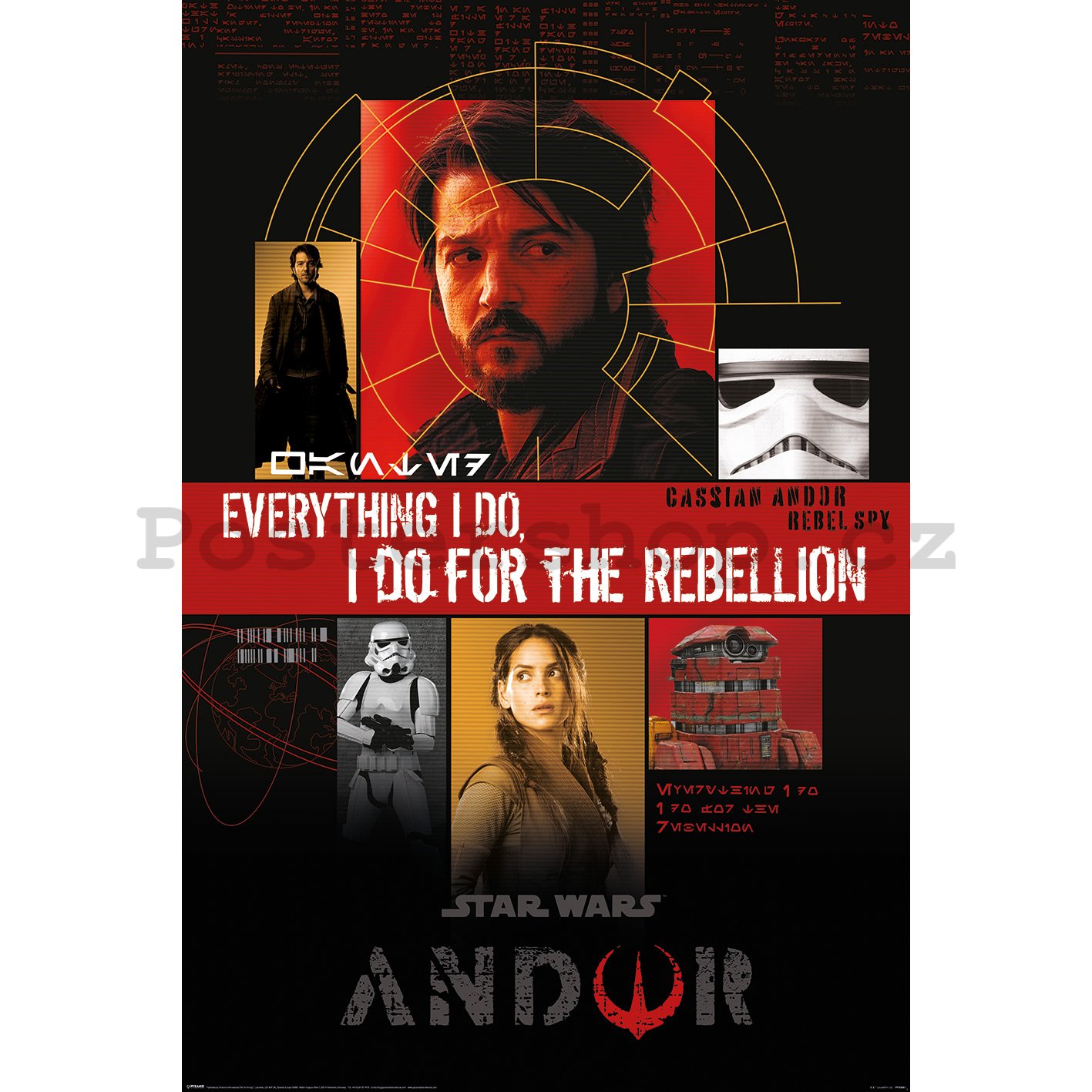 Plakát - Star Wars Andor (For The Rebellion)