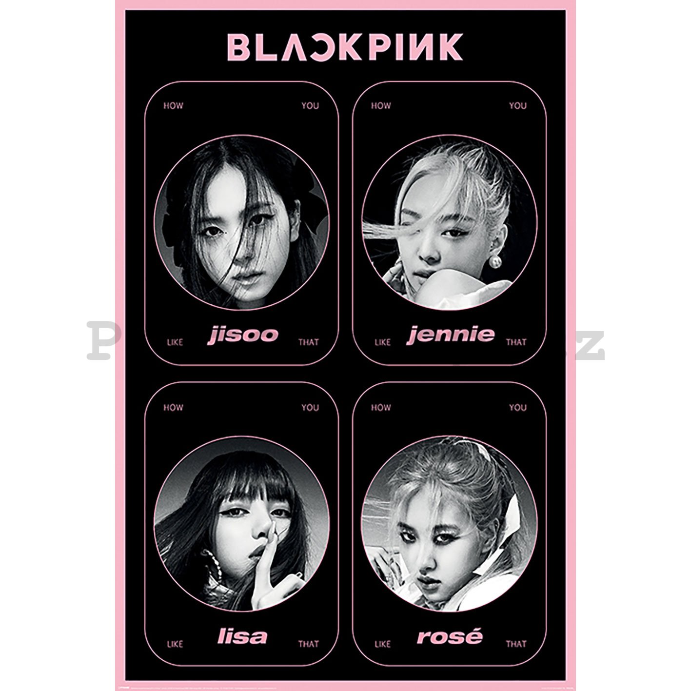 Plakát - Black pink (How you like that)