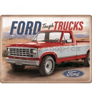 Plechová cedule: Ford (Tough Trucks F250 Ranger) - 40x30 cm