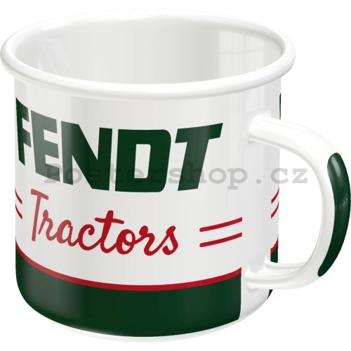 Plechový hrnek - Fendt Tractors