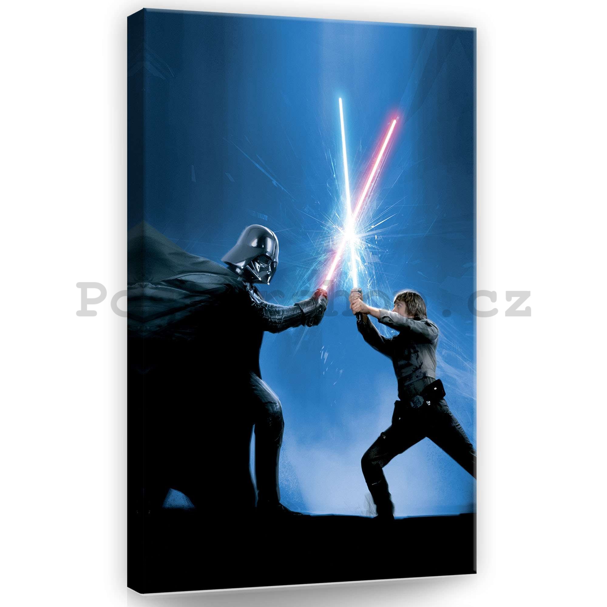 Obraz na plátně: Star Wars Duel - 40x60 cm