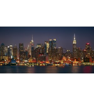 Fototapeta vliesová: Půlnoční New York - 368x184 cm