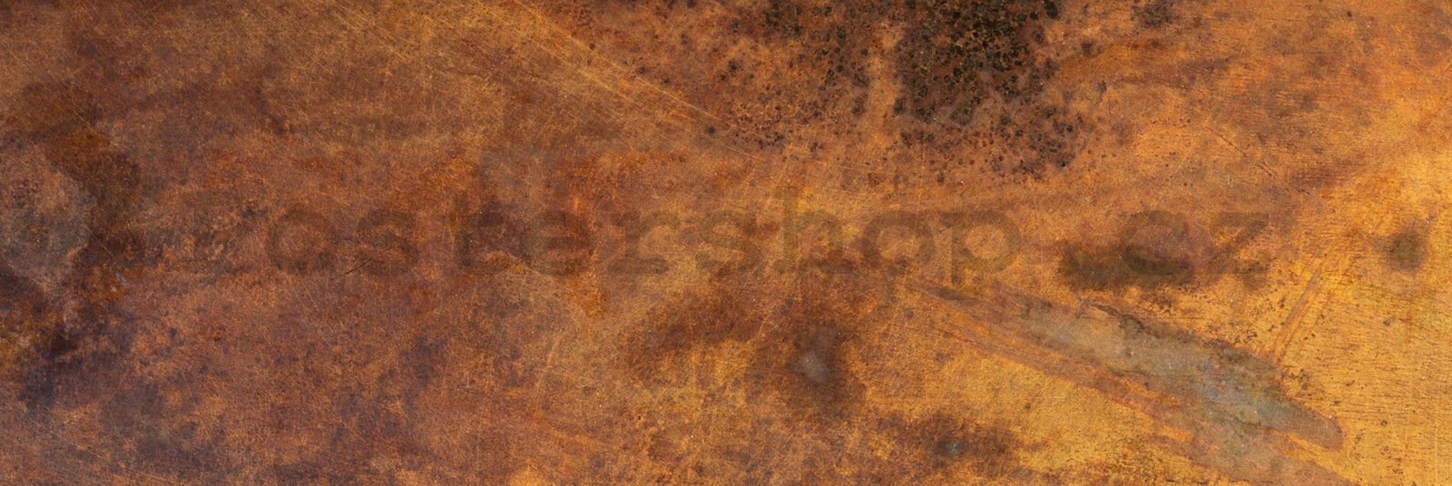 Samolepící omyvatelná tapeta za kuchyňskou linku - Měděný obklad, 180x60 cm