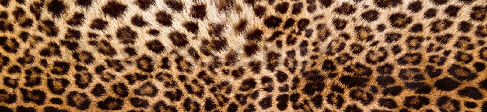 Samolepící omyvatelná tapeta za kuchyňskou linku - Leopardí kůže, 260x60 cm