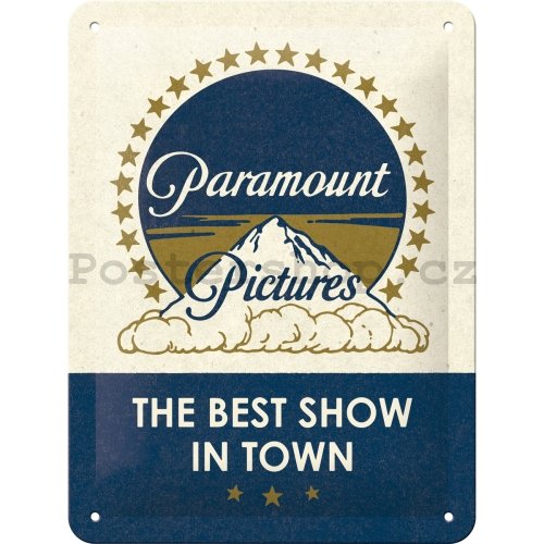 Plechová cedule: Paramount (Classic Logo) - 20x15 cm