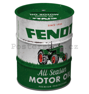 Plechová kasička barel: Fendt All Season Motor Oil