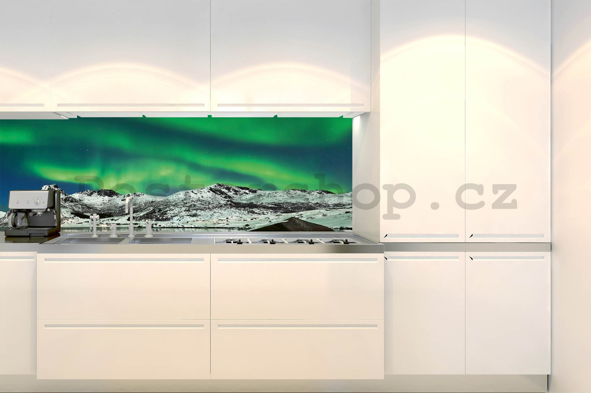 Samolepící omyvatelná tapeta za kuchyňskou linku - Aurora, 180x60 cm
