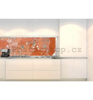 Samolepící omyvatelná tapeta za kuchyňskou linku - Rozpad textury, 180x60 cm