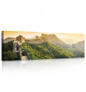 Obraz na plátně: Velká čínská zeď - 145x45 cm